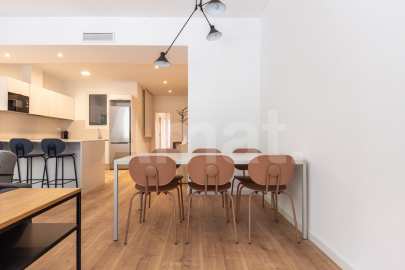 Large & furnished flat with terraces in the Eixample -14