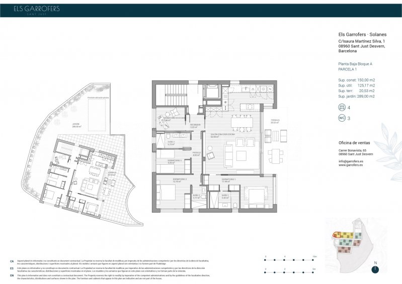 ELS GARROFERS-Solanes Brand-new ground floor flat with private garden of 289 sqm -50