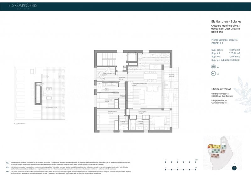 ELS GARROFERS-Solanes. Àtic nou amb solàrium de 77m² -50