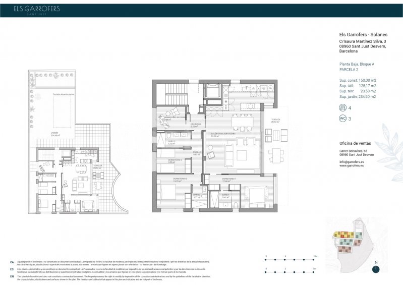 ELS GARROFERS-Solanes Planta Baixa nova amb gran jardí privat de 234m² -50