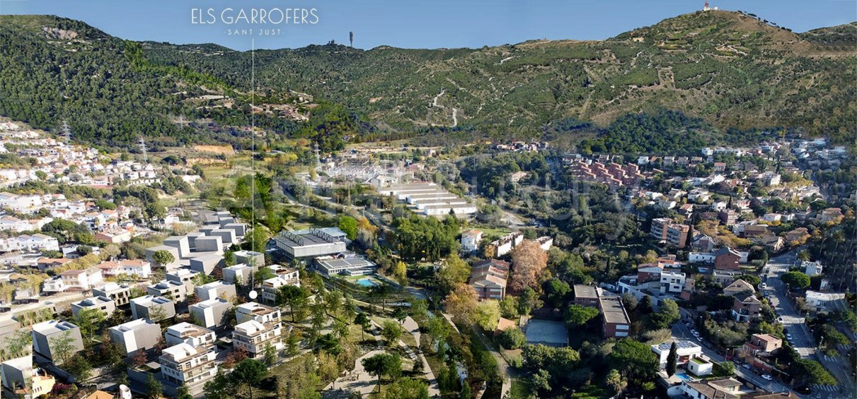 ELS GARROFERS-Merlès. New ground floor with large private garden of 223sqm -15