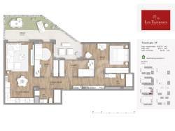 LES TERRASSES – New 3-bedroom apartment, terrace, and exceptional communal area -18