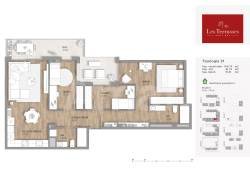 LES TERRASSES – Piso nuevo de 3 dormitorios, terraza y excepcional z.comunitaria -18