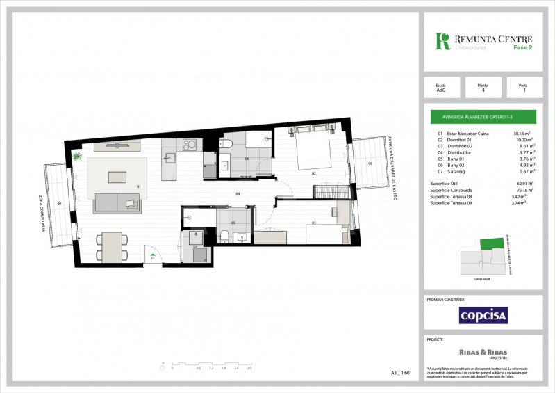 REMUNTA CENTRE II- Brand new flat with 2 bedrooms and 2 terraces -10