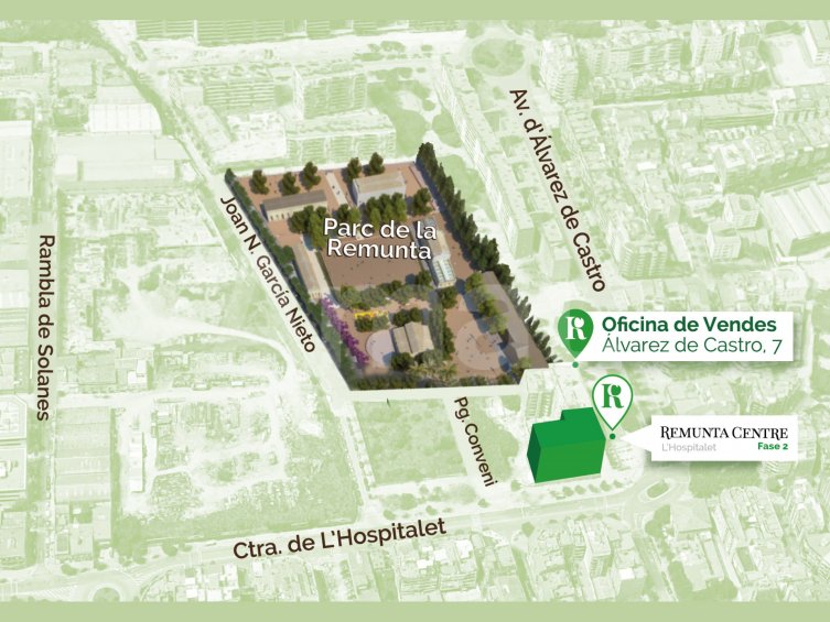 REMUNTA CENTRE II- Pis nou i cantoner, de 3 dormitoris i 2 terrasses -9