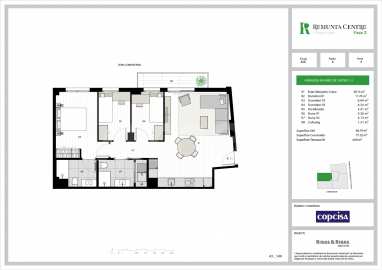 REMUNTA CENTRE II- Pis nou i cantoner, de 3 dormitoris i 2 terrasses -10