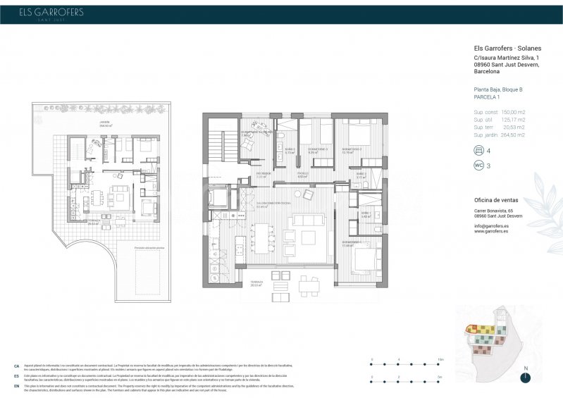 ELS GARROFERS-Solanes Planta Baixa nova amb gran jardí privat de 264m² -49
