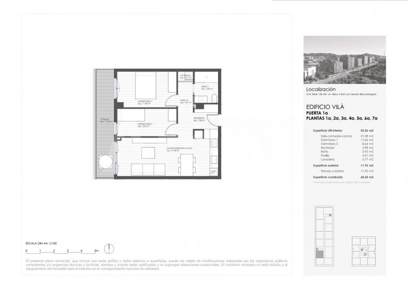 MIRAVERN RESIDENCIAL -  Exclusiva vivienda esquinera de obra nueva de 2 dormitorios con terraza y  zona comunitaria.  -24