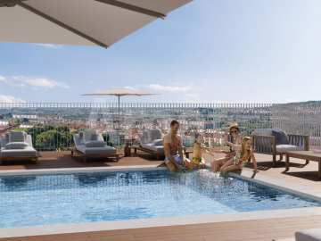 MIRAVERN RESIDENCIAL -  Exclusiva vivienda esquinera de obra nueva de 2 dormitorios con terraza y  zona comunitaria.  -2