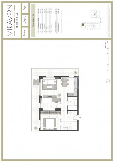 MIRAVERN RESIDENCIAL - Exclusiu habitatge cantoner d'obra nova de 2 dormitoris amb terrassa i zona comunitària -24