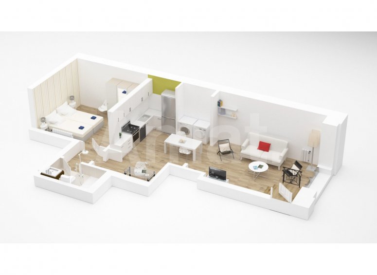 1840 APARTMENTS– Renovated and furnished studio with pool -27