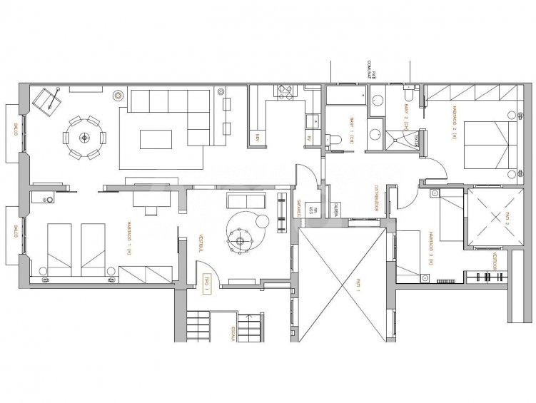 1840 APARTMENTS– Renovated and furnished 3-bedroom flat with pool -35