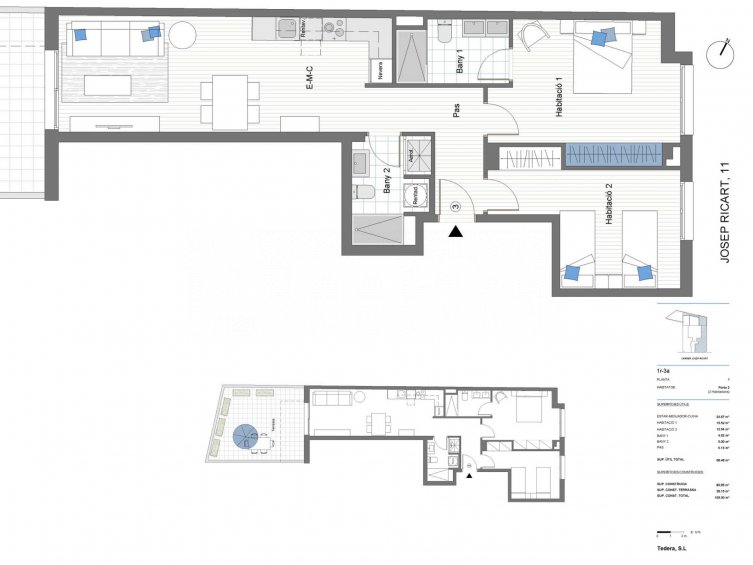 Brand new flat with large 28 m² terrace in Sant Feliu -24