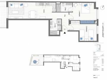 Brand new flat with large 28 m² terrace in Sant Feliu -24