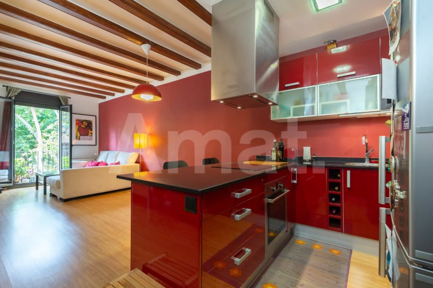 Pis reformat amb vistes al clot