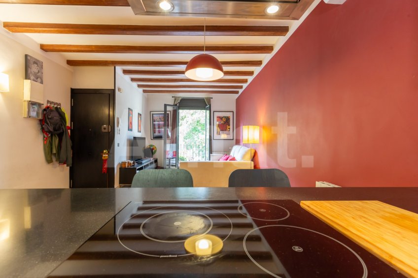 Pis reformat amb vistes al clot -13