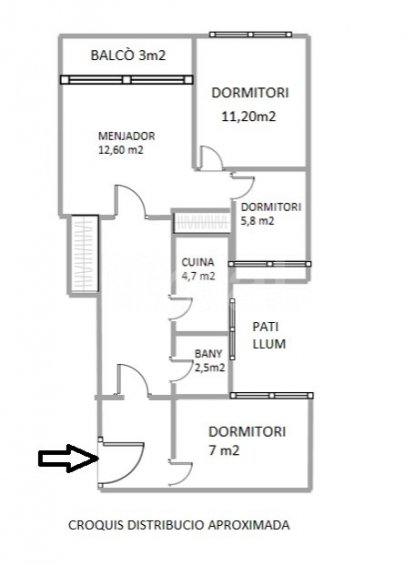 Flat in Clot, with great potential and views of Sagrada Familia -21