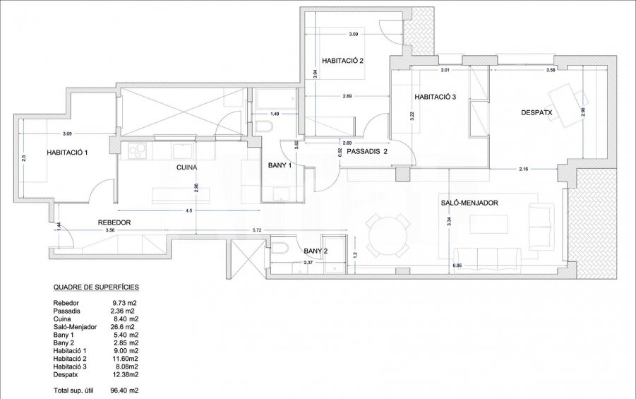 Piso reformado al lado de la estacion -16