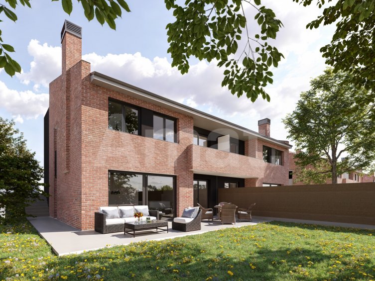 CAN BORRELL- Casa nueva con espectacular jardín, a pocos km de Barcelona