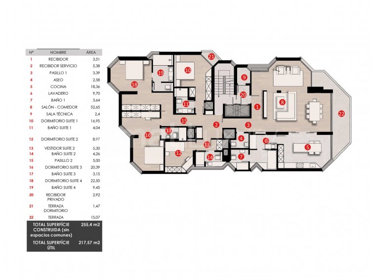 Exclusiu i gran pis reformat, Tres Torres -35
