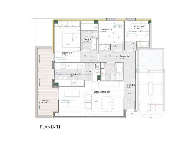 Flat for rent in residential area in Les Terrasses of Mas Lluí -31