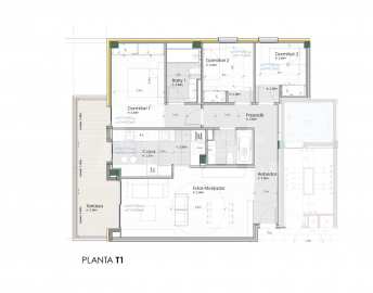 Flat for rent in residential area in Les Terrasses of Mas Lluí -31