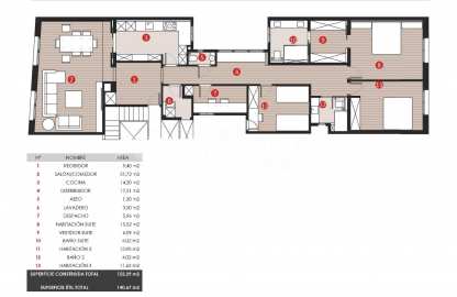 Spacious flat next to Turó Parc and Francesc Macià -20