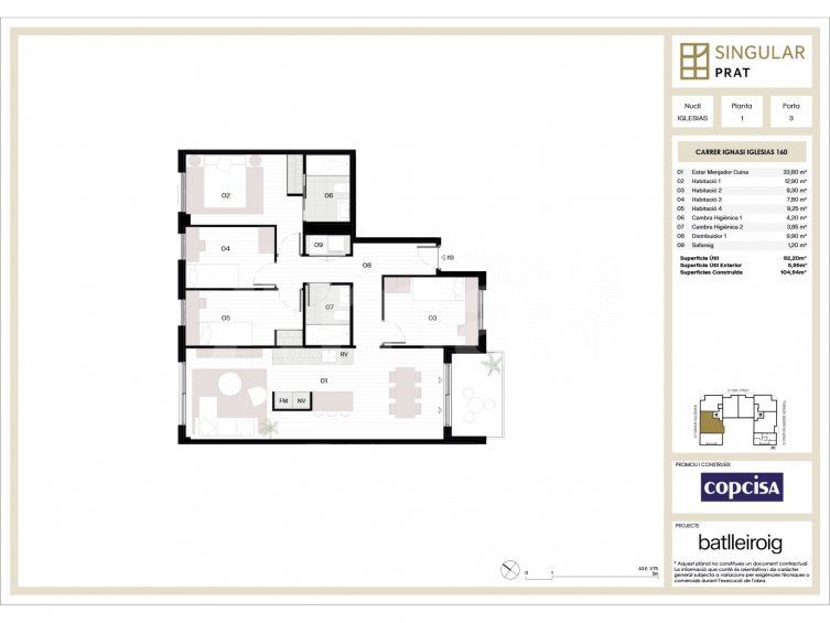 SINGULAR - Gran pis nou de 4 dorm., en el centro -28