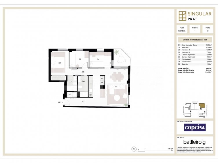 SINGULAR - Gran piso nuevo de 4 dorm., en el centro -28