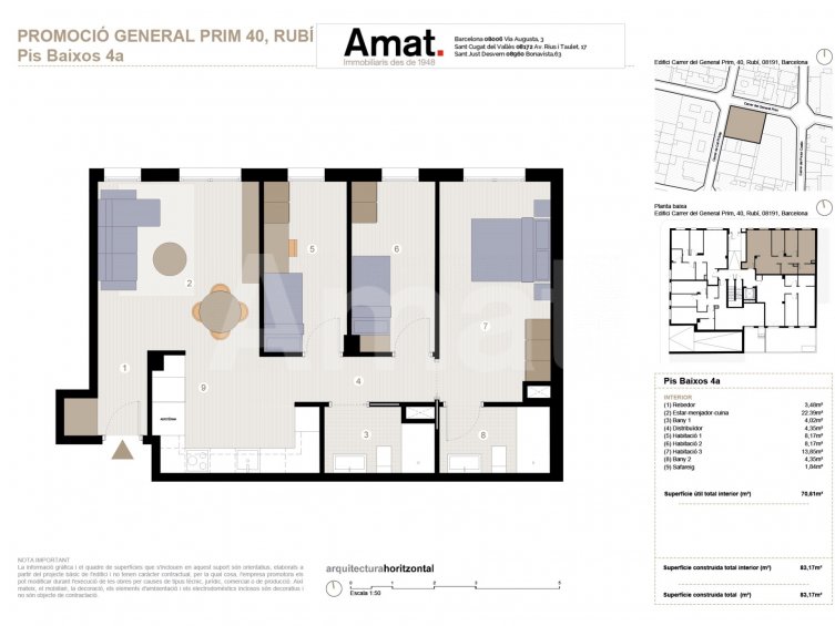 GP40 -Planta baixa nova amb 3 dorm. -7