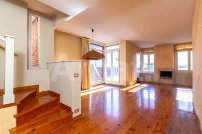 Una joya. Céntrico ático con vistas al mar -9