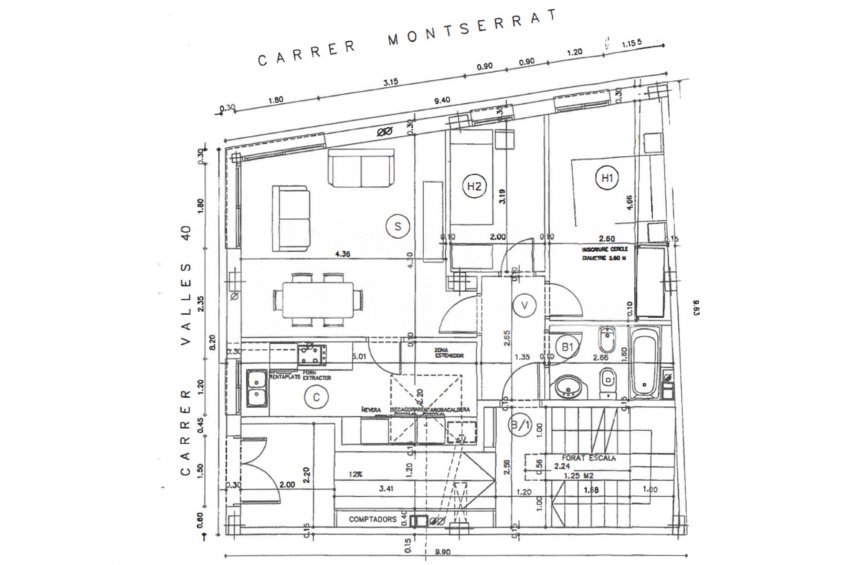 Práctica y accesible planta baja, junto al Monasterio -26