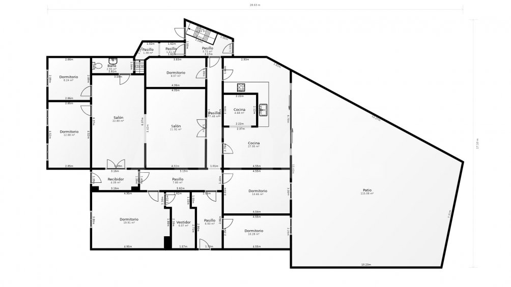 Unique single-storey home with a large private garden of over 100 m² -42