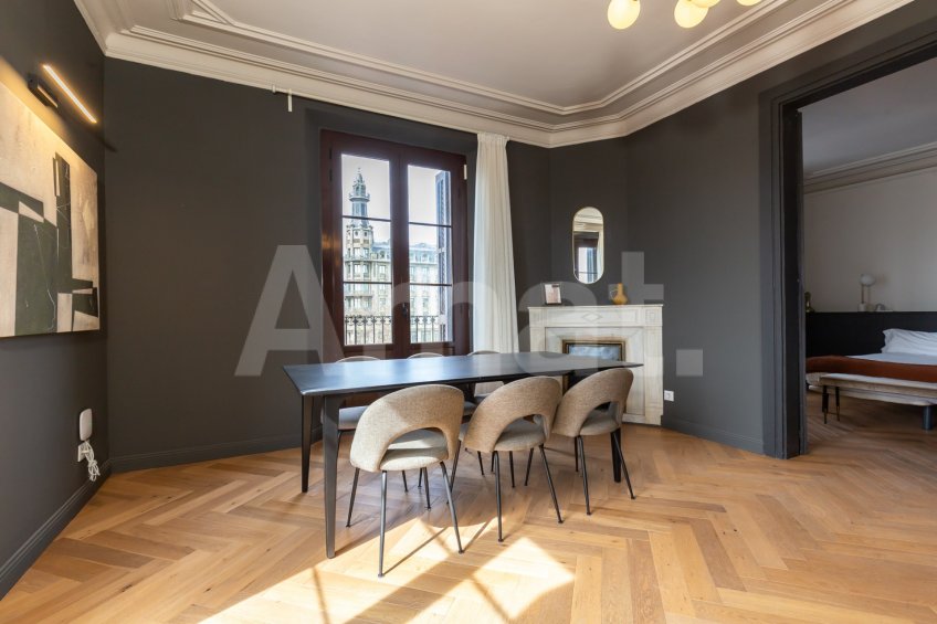 Pis reformat i moblat amb 2 dorm. i piscina -13