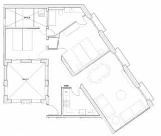 1840 APARTMENTS– Piso reformado y amueblado con 2 dorm. y piscina -2