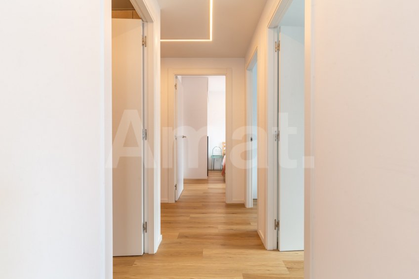 Piso nuevo con terraza, piscina y parking -45