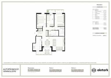 AP GRANOLLERS -Piso nuevo con 3 dorm. y terrazas, en Can Bassa -10