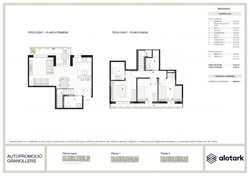 AP GRANOLLERS -Dúplex nuevo con 3 dorm. y terrazas, en Can Bassa -10
