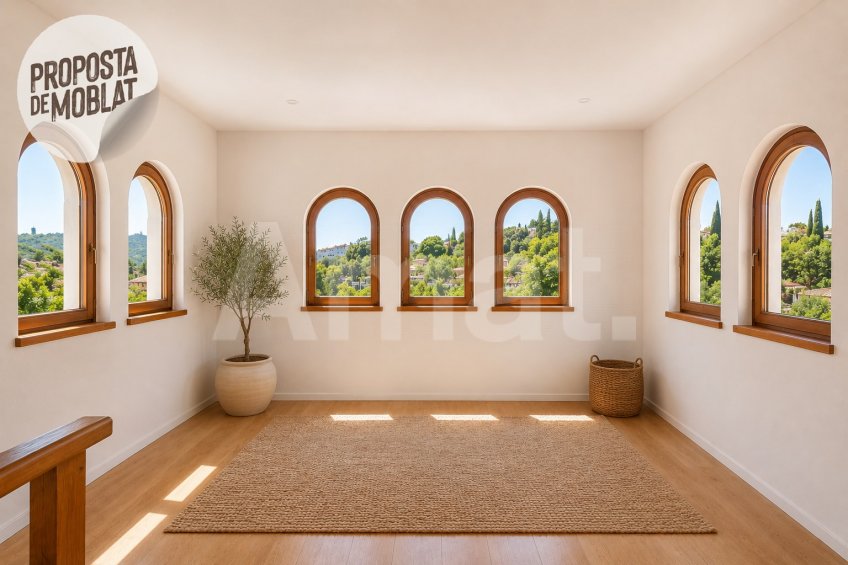 Elegante casa de estilo clásico en Sant Cugat -40