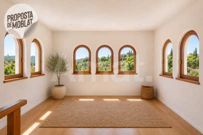 Elegante casa de estilo clásico en Sant Cugat -5