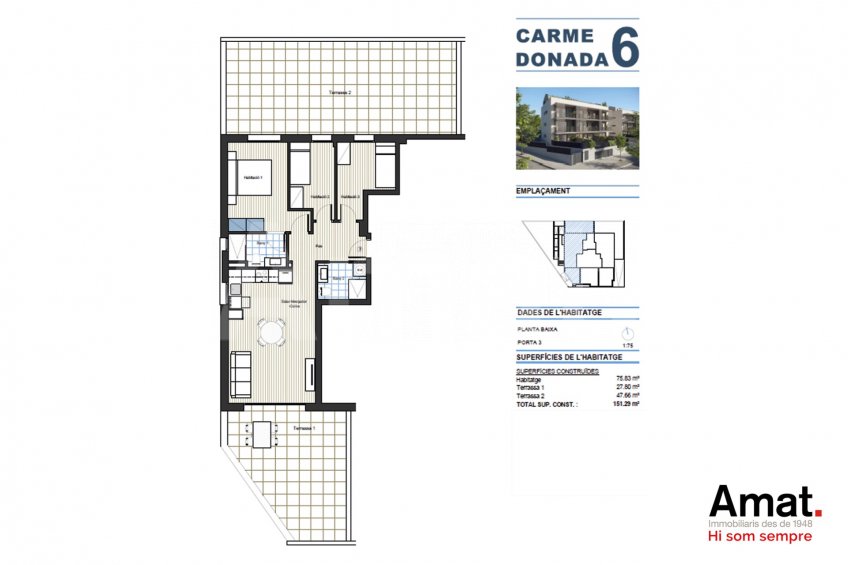 CD6 Tiana- Planta baixa nova amb 2 terrasses i 3 dorm. -7