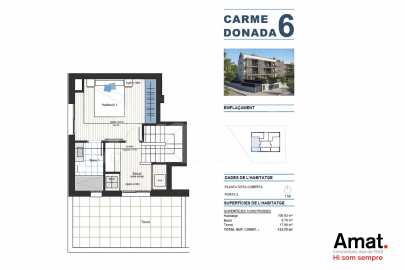 CD6 Tiana- Àtic dúplex nou amb 2 terrasses i 3 dorm. -8