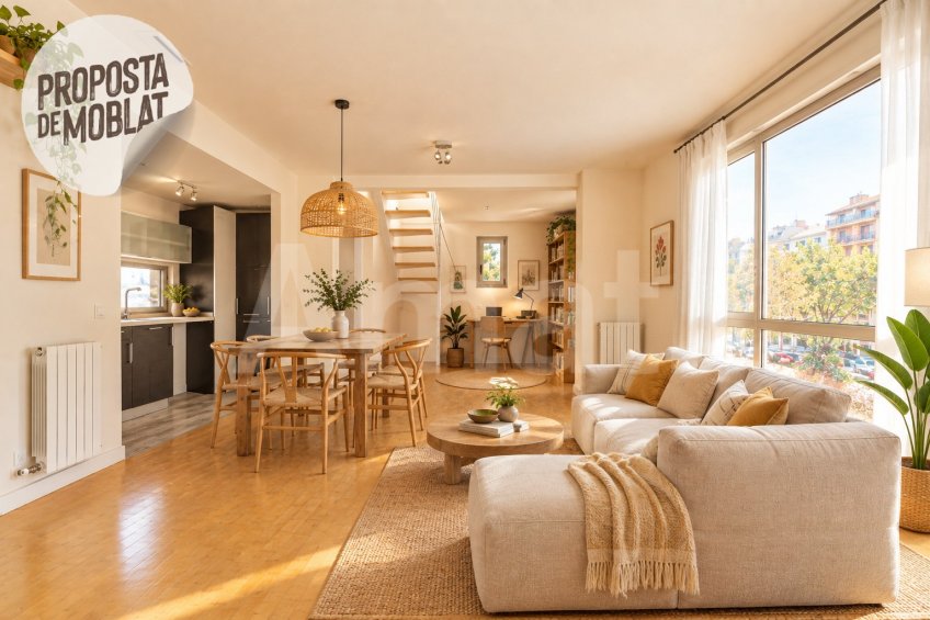 Penthouse with solarium and panoramic views, in La Miranda