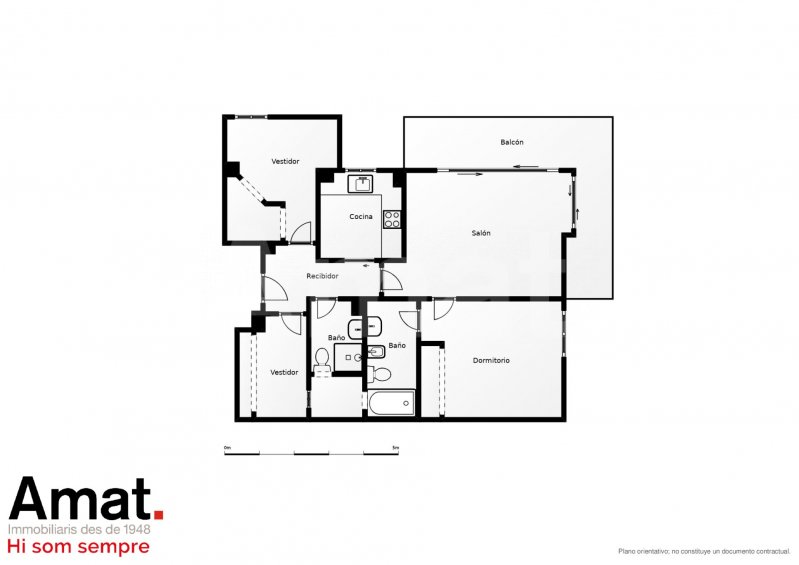 Sunny apartment with terrace, in Sants-Badal -34