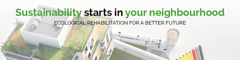 Sustainable rehabilitation of buildings by Amat Immobiliaris, contributing to a greener and more efficient future